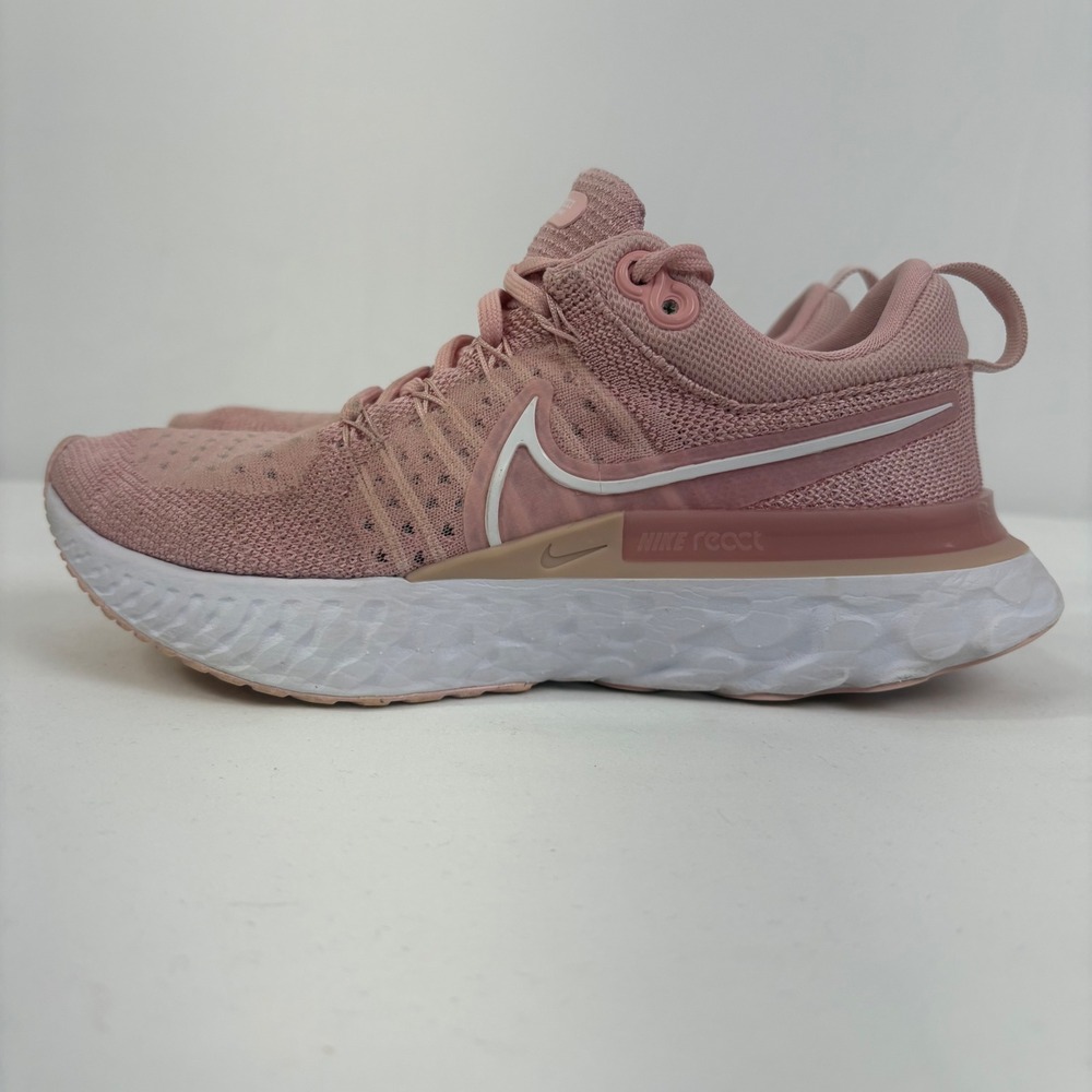 Nike React Infinity Run Flyknit 2 Pink Glaze Running Shoes CT2423-600 Women's 5